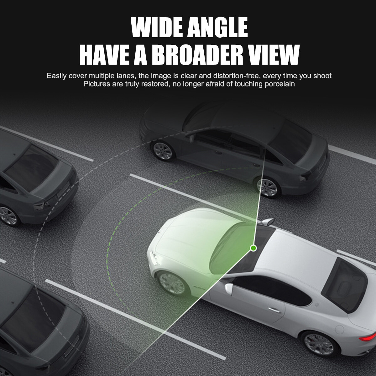 3 Channel Dash Cam 360-degree Dash Camera HD 4K 1080P 3 Lens Driving Recorder 32G Card photo 4