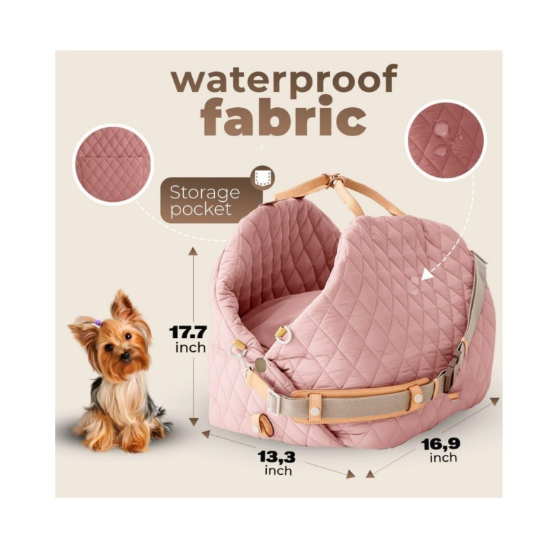 3-in-1 Cotton Multipurpose Pet Carrier & Car Seat. photo 3