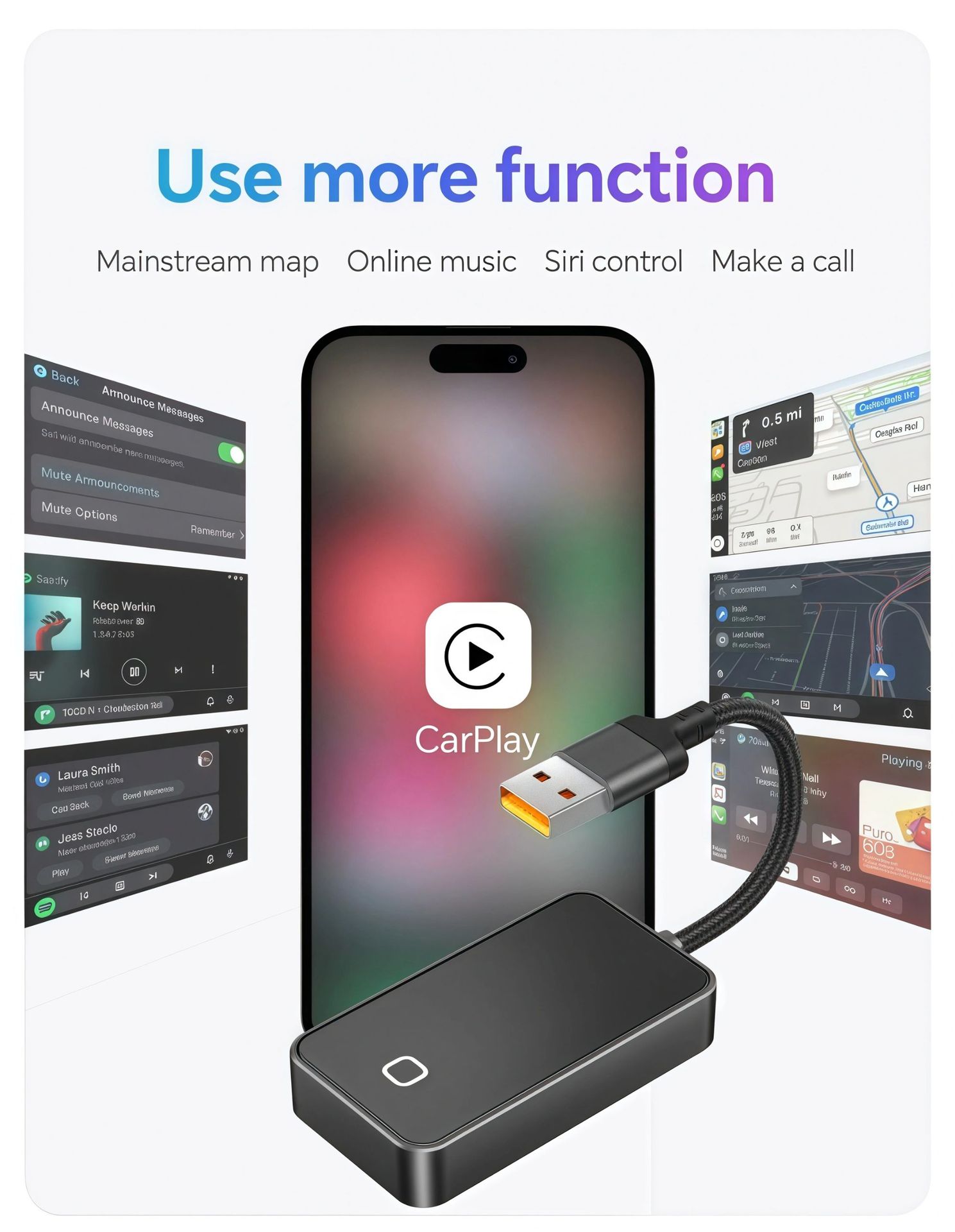 Wireless CarPlay Box, Android Auto 2-in-1, Car Connectivity & Screen Projection photo 6
