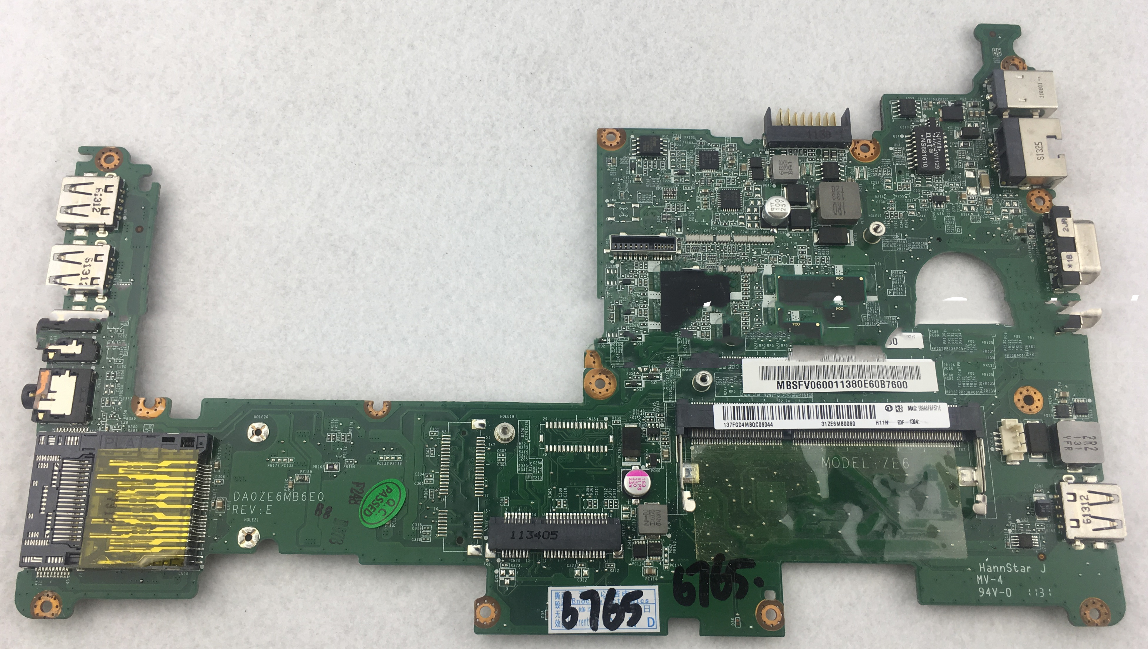 D257 Notebook Motherboard photo 3