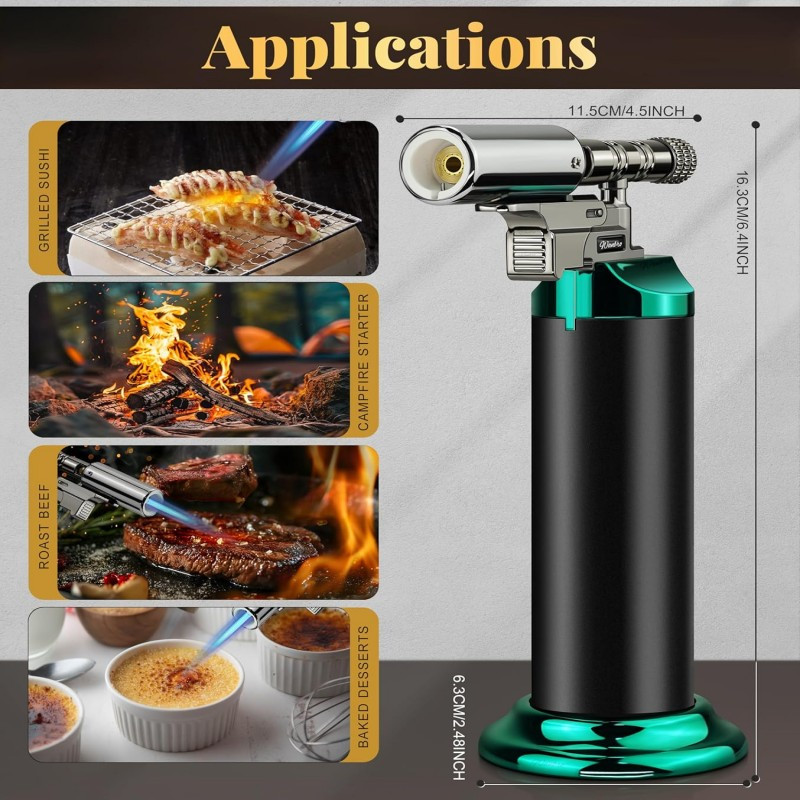 Butane Torch Windproof Adjustable Flame photo 4