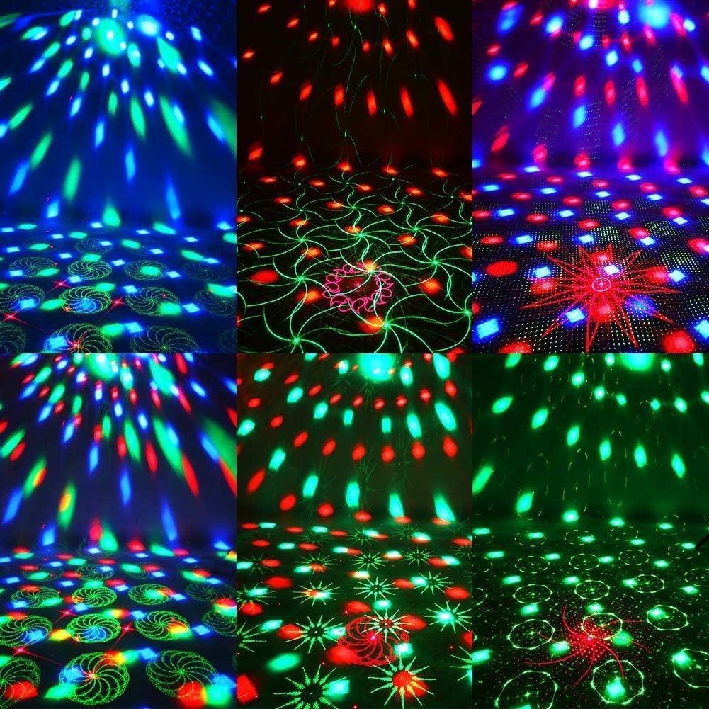 1240 Pattern LED Laser Projector Stage Light RGB Party KTV Club Lights Christmas photo 4