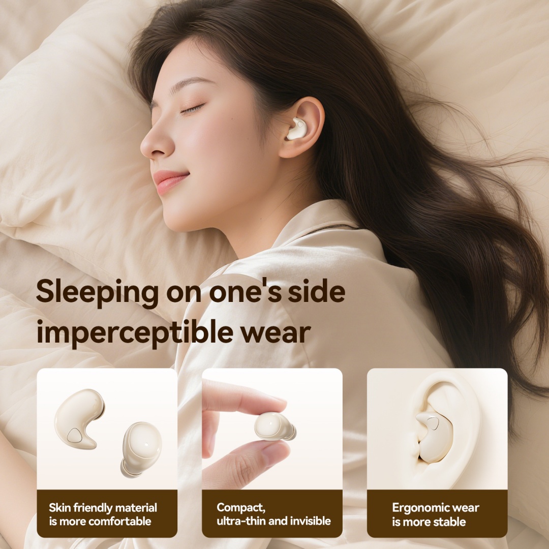 Cross Border Popular M126 2-in-1 Dual Sleep Earphones, Mini Long Battery Life, Ultra-high Sound Quality Wireless Bluetooth Earphones photo 2