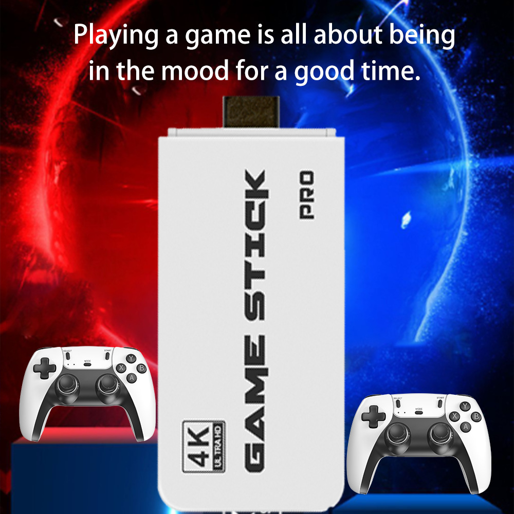 M15 40000-4K  TV Video Game Stick Retro Gaming Console 2 Wireless Controller photo 6