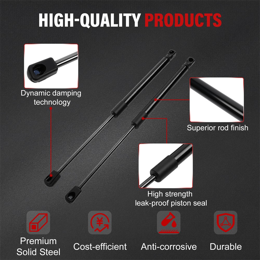 2x Front Hood Lift Supports Shock Struts For Hyundai Sonata 2011-2014 photo 7