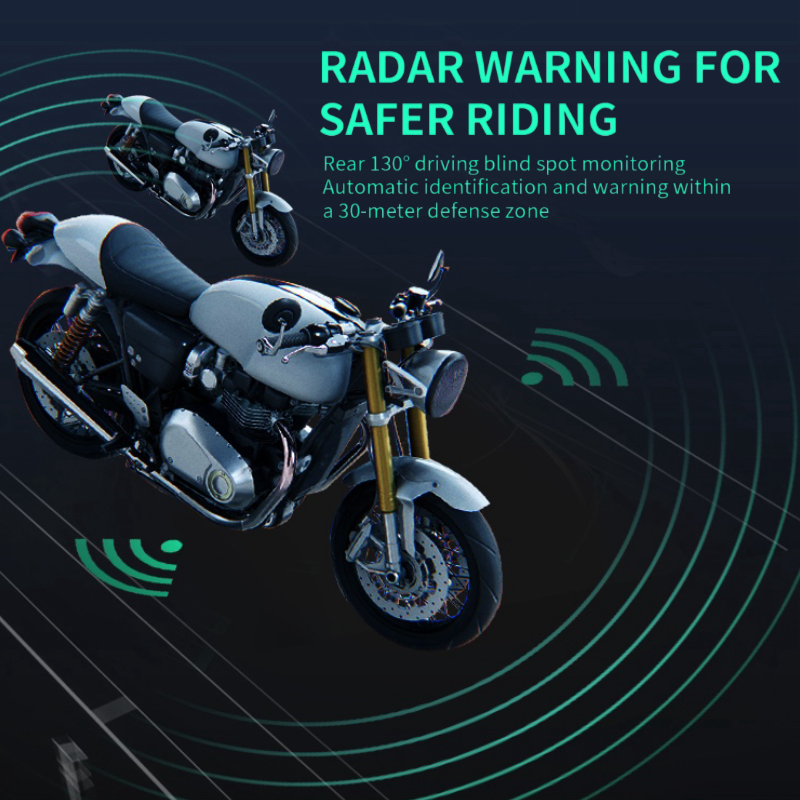 Motorcycle Blind Spot Monitoring 24G Millimeter Wave BSD Pre Alert photo 2