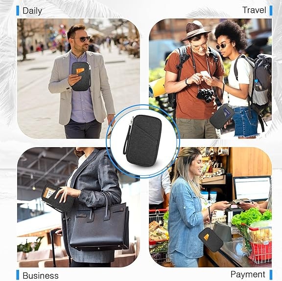 Passport Holder With Multiple Card Slots, Waterproof Travel With Multiple Card Slots, Passport And Document Package photo 5
