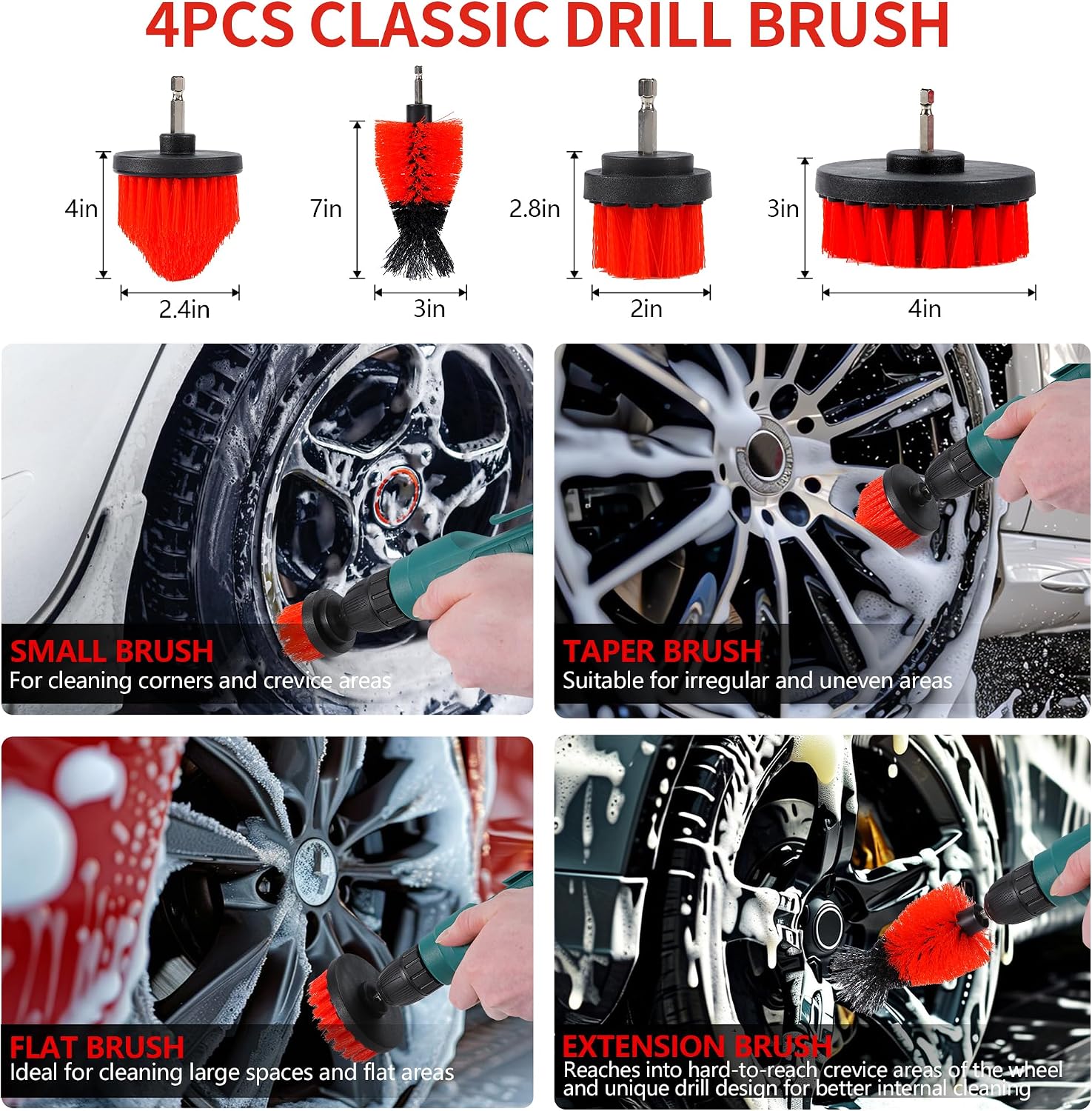 Car Detailing Kit 35 Units, Complete Car Cleaning And Wash Set For Interior, Exterior, Wheels, Dashboard And Glass photo 3