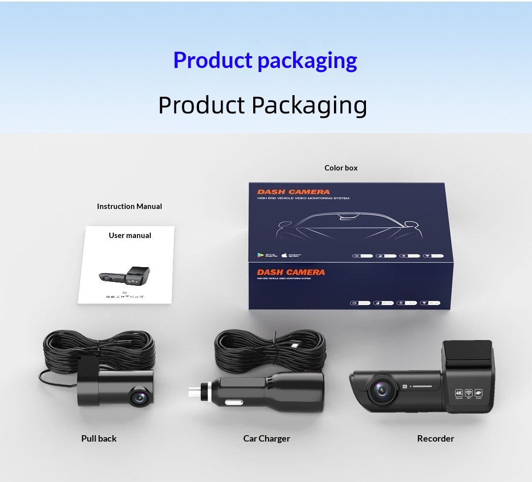 HD WiFi Dash Cam For Cars, High Definition Vehicle DVR Recorder photo 4