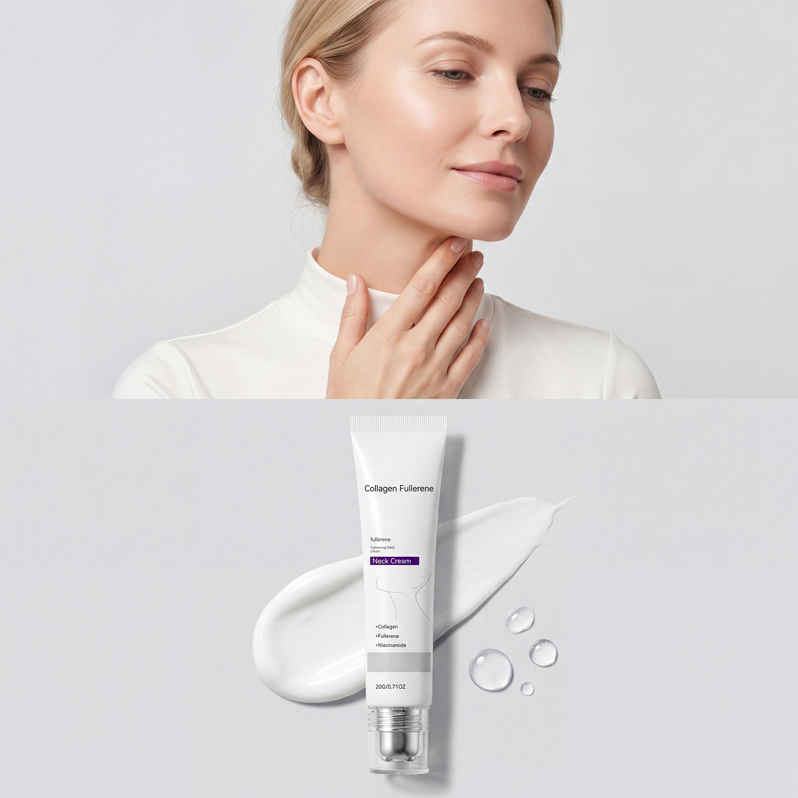 Moisturizing Tightening Neck Cream 20g 1box photo 3