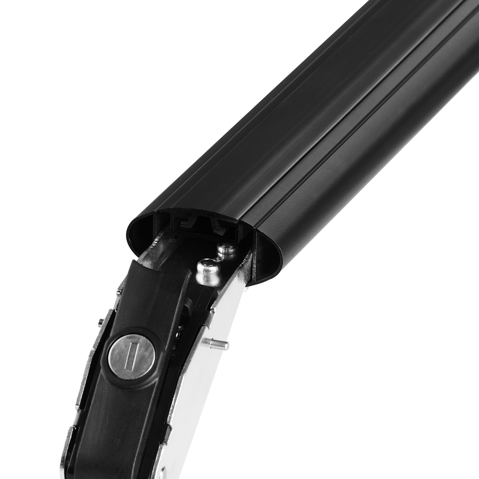 Universal Roof Rack Cross Bars, 41.3in Aluminum Roof Rack Crossbars, Fit Roof Without Side Rail, 155 Lbs Load Capacity, Adjustable Bare Roof Crossbars With Locks, For SUVs, Sedans, And Vans photo 3
