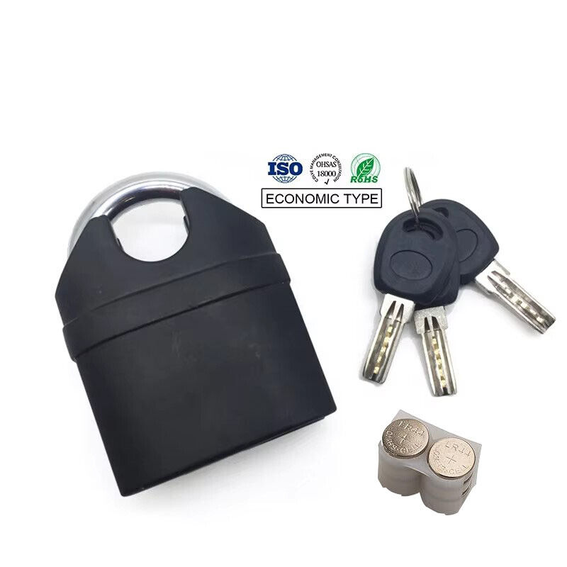 Heavy Duty Stainless Steel Waterproof Alarm Padlock With 3 Keys - Outdoor Security photo 6