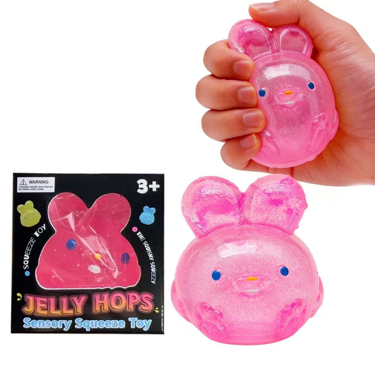 Squishy,Squeeze Stress Cute Fish Toy,Funny Cute Squishy Blobofish Toy,Sparkle Stress & Anxieties Relief,Portable Relaxation Tool For Kids And Adults, Birthday, Christmas, Office photo 8