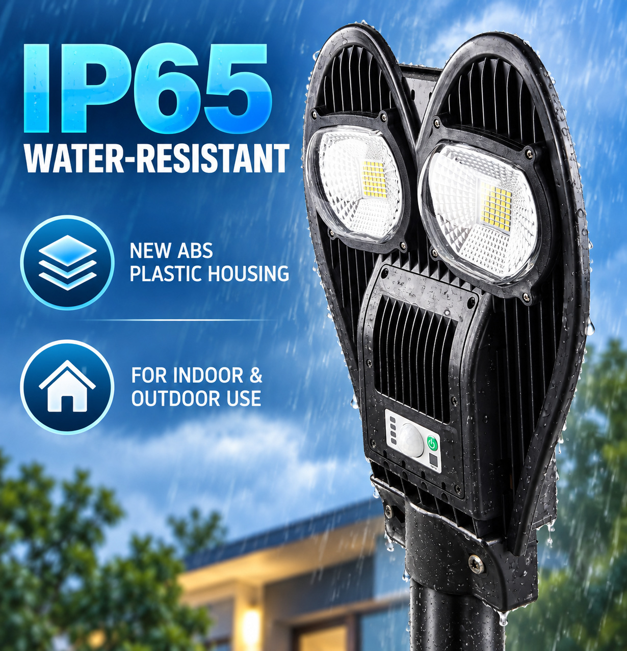Solar Powered Motion Sensor Waterproof COB LED Work Light For Auto Repair W761B IP65 Street photo 3