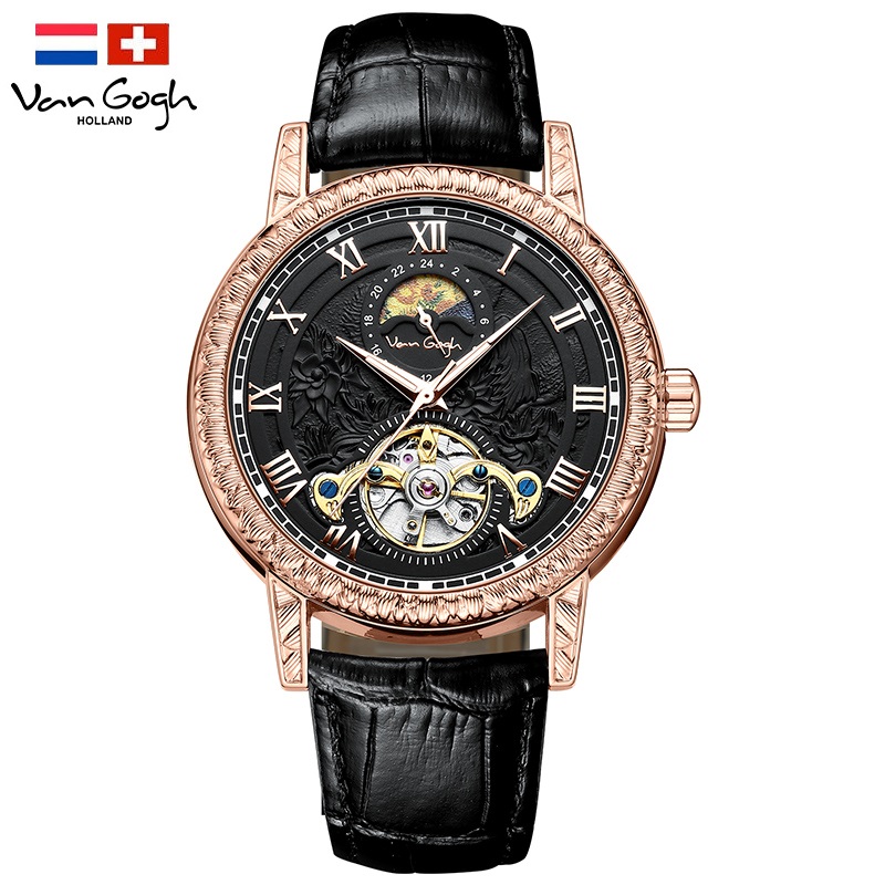 VAN GOGH Automatic Mechanical Men's Watch Yaojin Sunflower photo 1