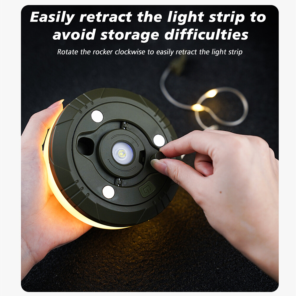 8m Outdoor Waterproof Portable Stowable String Light Camping String Lights AU photo 4