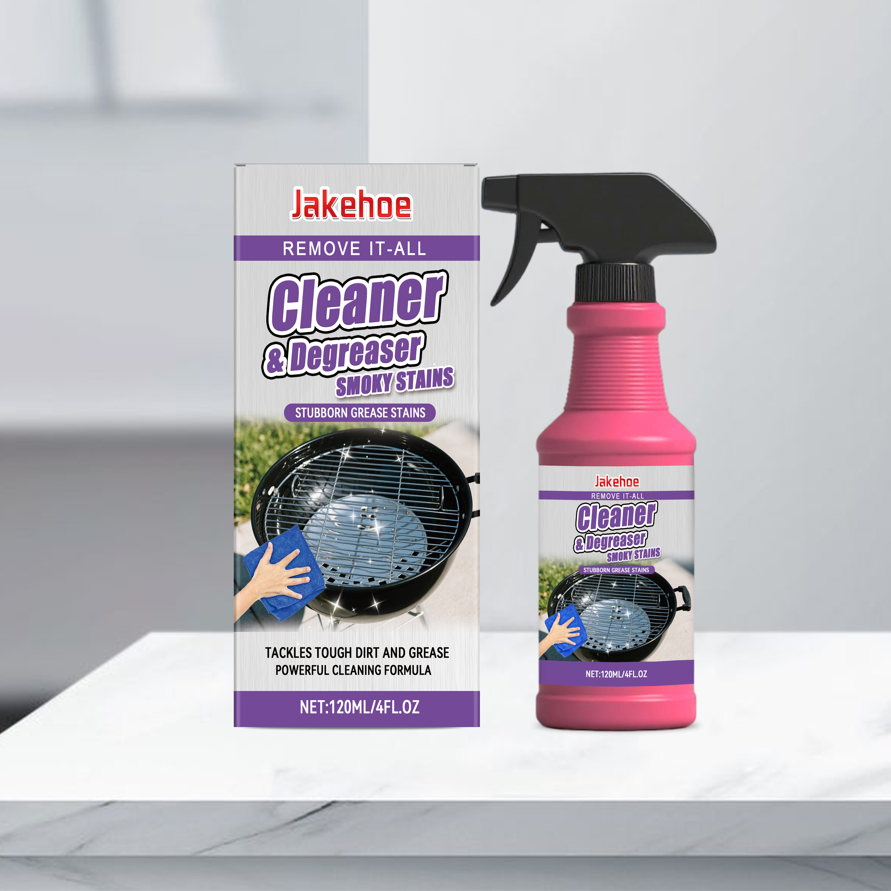 Barbecue Stove Shelf Cleaner 120ml-box photo 1