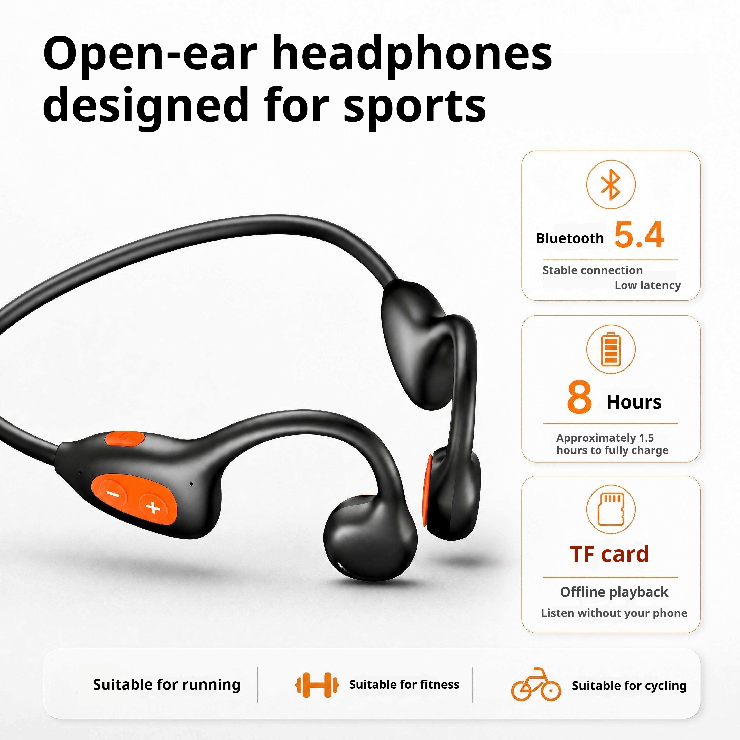 KP-22Ppro Best-selling Wireless Bluetooth Ear-hook Sports Headphones Waterproof Long Battery Life Factory Direct Stock photo 5