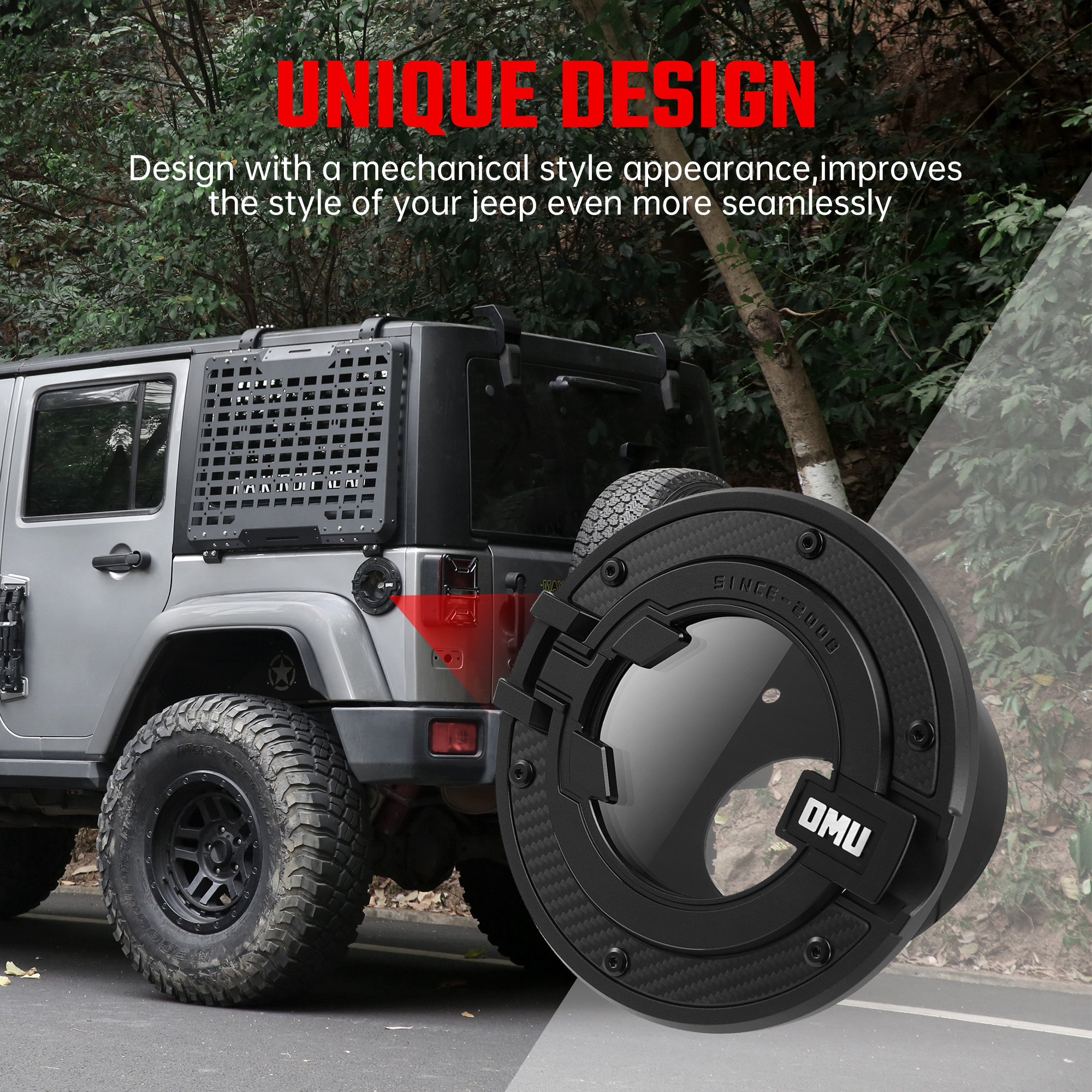 Gas Tank Cover For Wrangler JK photo 5