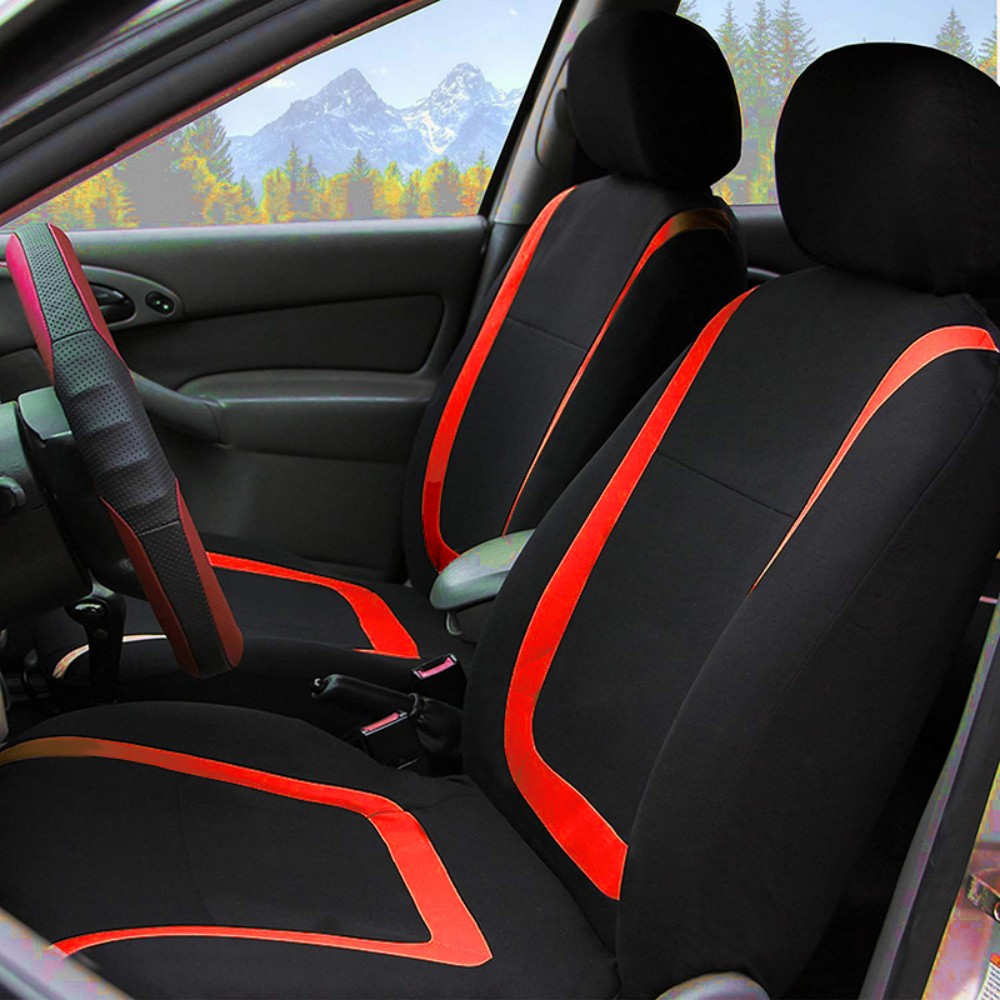 2 Front Car Seat Covers, 2mm Thick, Classic And Durable, Suitable For Small, Medium, And Large Cars, SUVs, And All Seasons photo 6