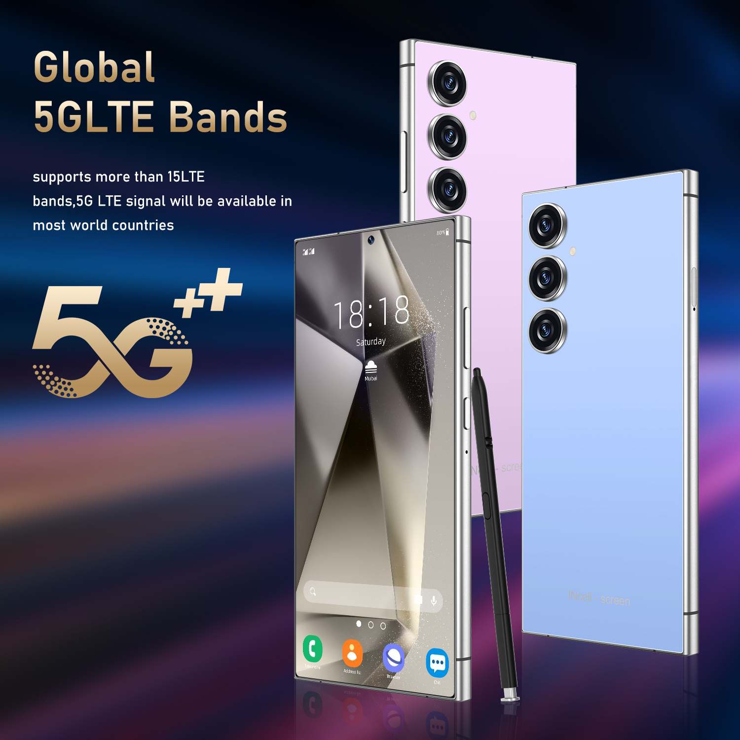 25 Ultra Cell Phone 5G Unlocked Phone 8GB 256GB Smartphone With Tool Pen 6 .9  HD Android 14 Cell Phone Dual SIM photo 8