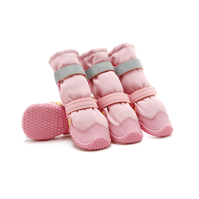 Dog Shoes For Dogs, Dog Booties For Dogs, Anti-Slip Dog Boots & Paw Protectors For Hot Pavement Winter Snow Hiking With Reflective Straps photo 6