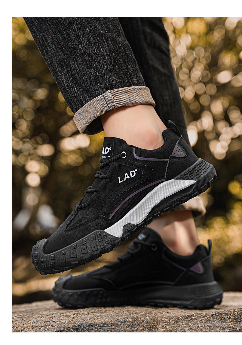 2026 New Men's Safety Work Shoes, Comfortable Versatile Mesh Casual Sneakers, Anti-slip Wear-resistant Working Footwear photo 2