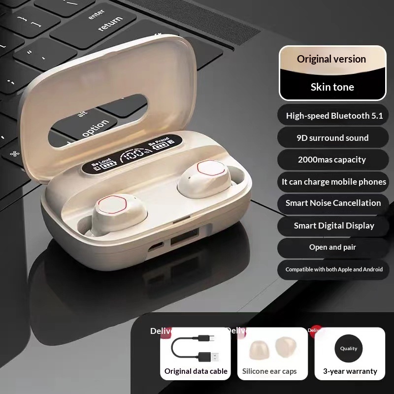 Cross Border Explosion M127 Long Range Hanging Earphone Private Model High Color Value Low Latency Wireless Bluetooth Headphones Wholesale photo 8