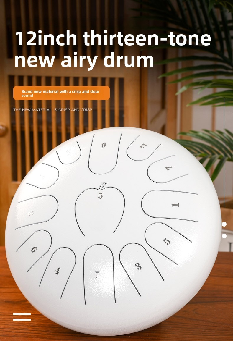 Steel Tongue Drum12 Inch13 Note A Pple Style photo 8