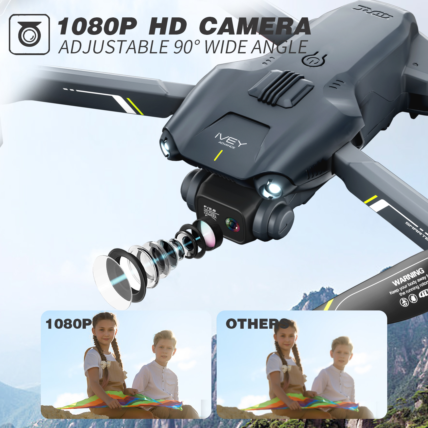 2026 V28 RC Drone With 4K HD Dual Camera WiFi FPV 3D Flips Rc Quadcopter ,Logistics Is Randomly Sent By UPS, USPS,UNI,GOFO. photo 2
