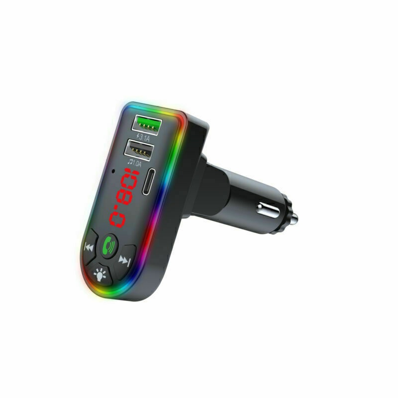 Car Bluetooth 5.0 MP3 Player FM Transmitter Radio 3.1A Fast Charger Adapter Lots photo 2