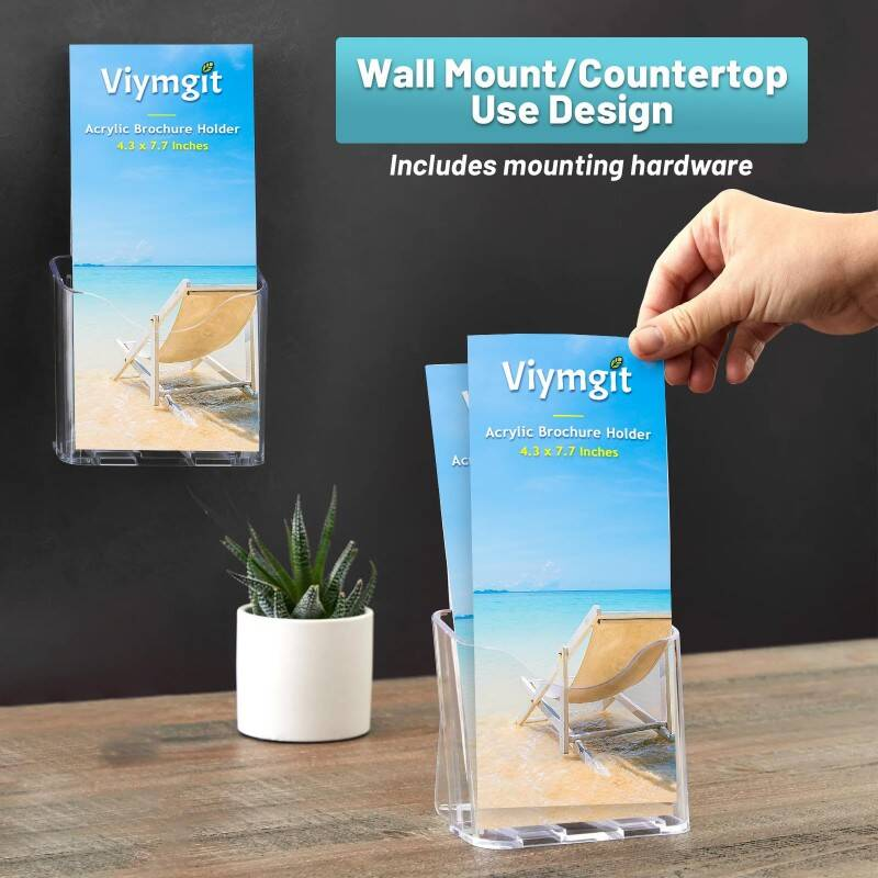 Premium 6-Pack Leaflet Holder, Menu Holder photo 4
