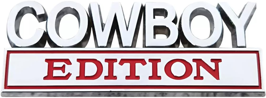 2pack Cowboy Edition Emblems, Seabee Emblem 3D Badge Decal Car Truck SUV,Refrigerator Sticker,Window Display Stickers,Bicycles, Laptops, Fridges photo 5