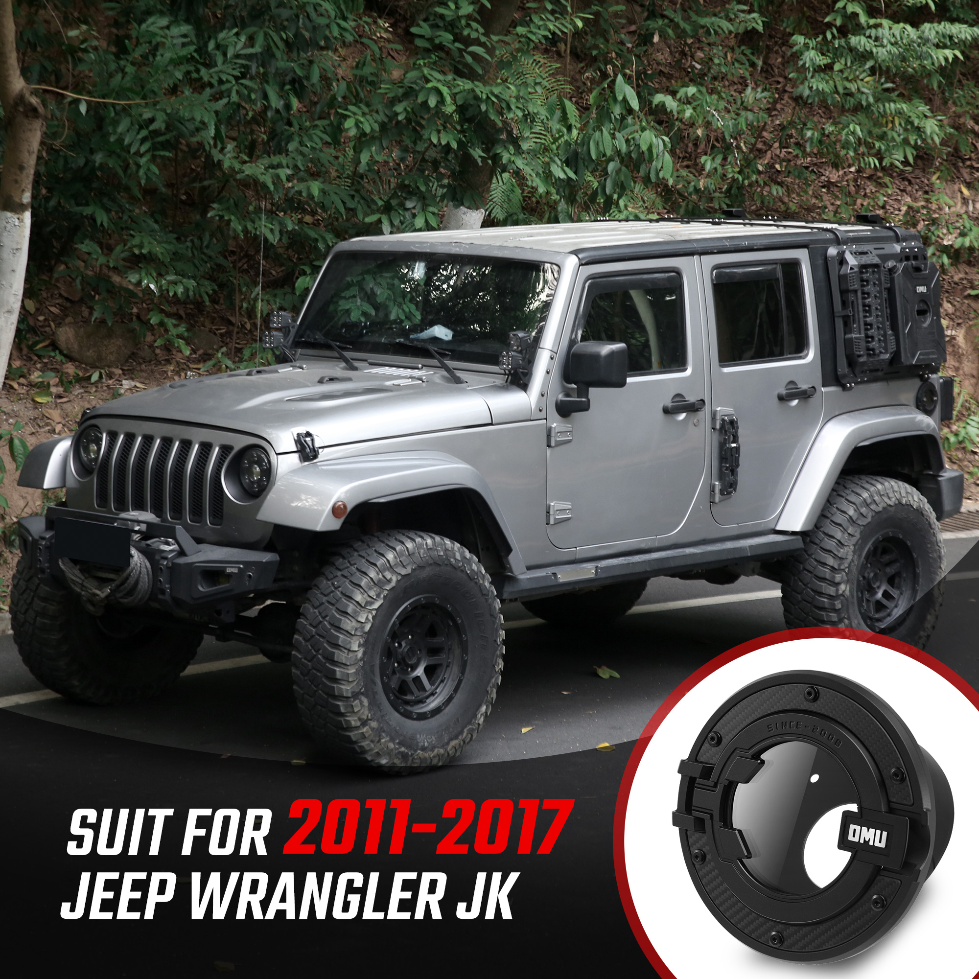 Gas Tank Cover For Wrangler JK photo 6