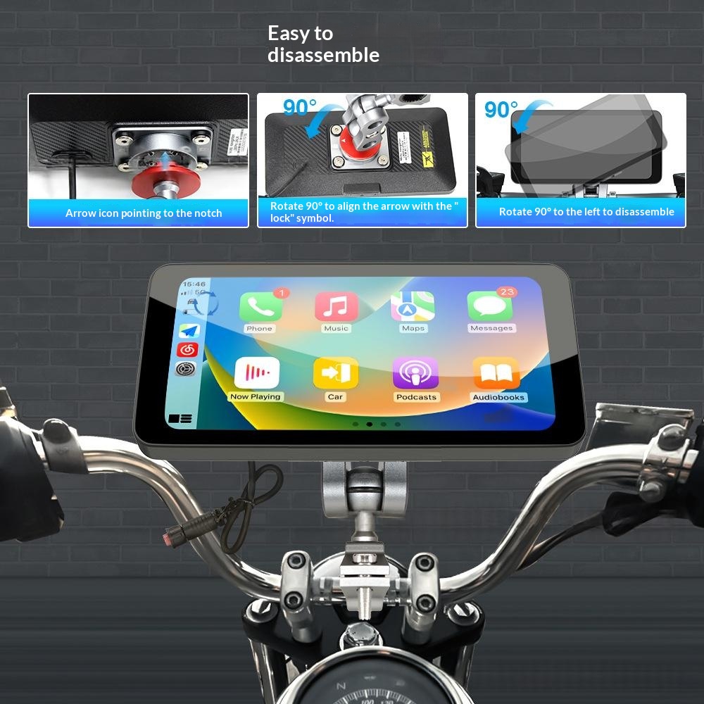 Removable 6.5-inch Motorcycle Navigation Device photo 8