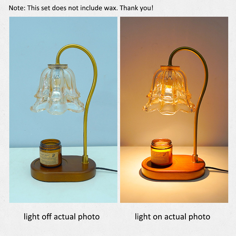Aromatherapy Melting Wax Lamp Candle Warmer Lamp Dimmable Night Light Home Decor photo 3