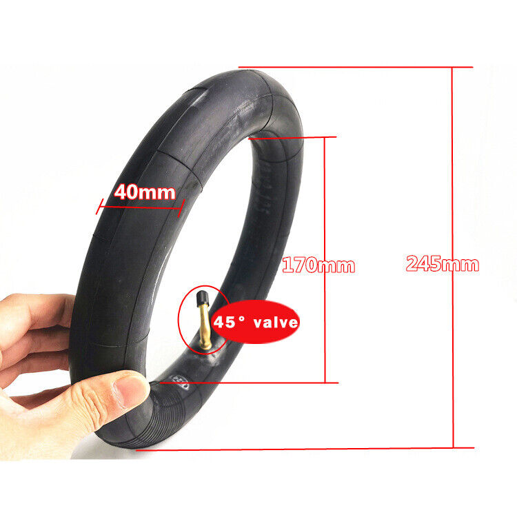 2X 10X2.125 Inner Tube And Tyre Pure Air Pro Decent Or Riley 10in 2.125 Bent Valve photo 6