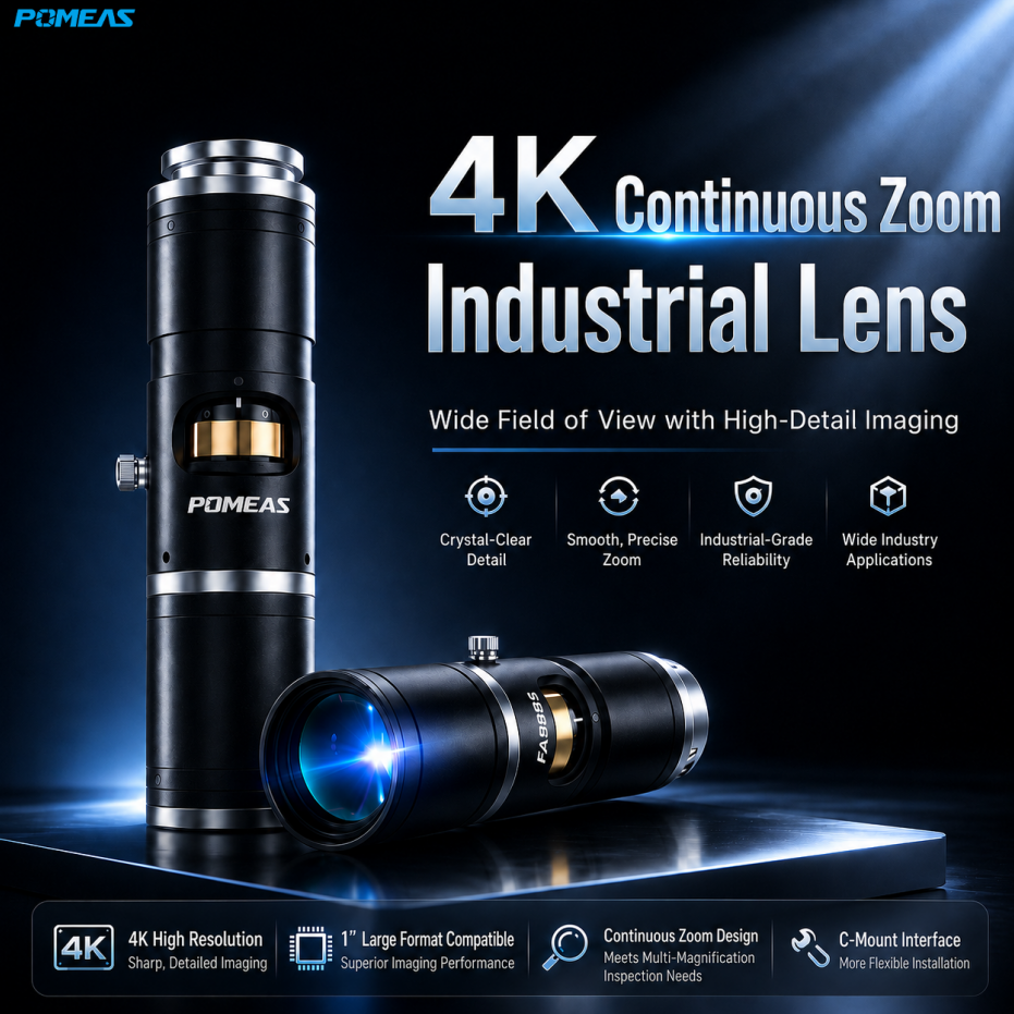 4K 7.5X Zoom Lens 0.68X-5.0X C-Mount Machine Vision Lens For 1inch Sensor Distortion Industrial Lens For AOI photo 3