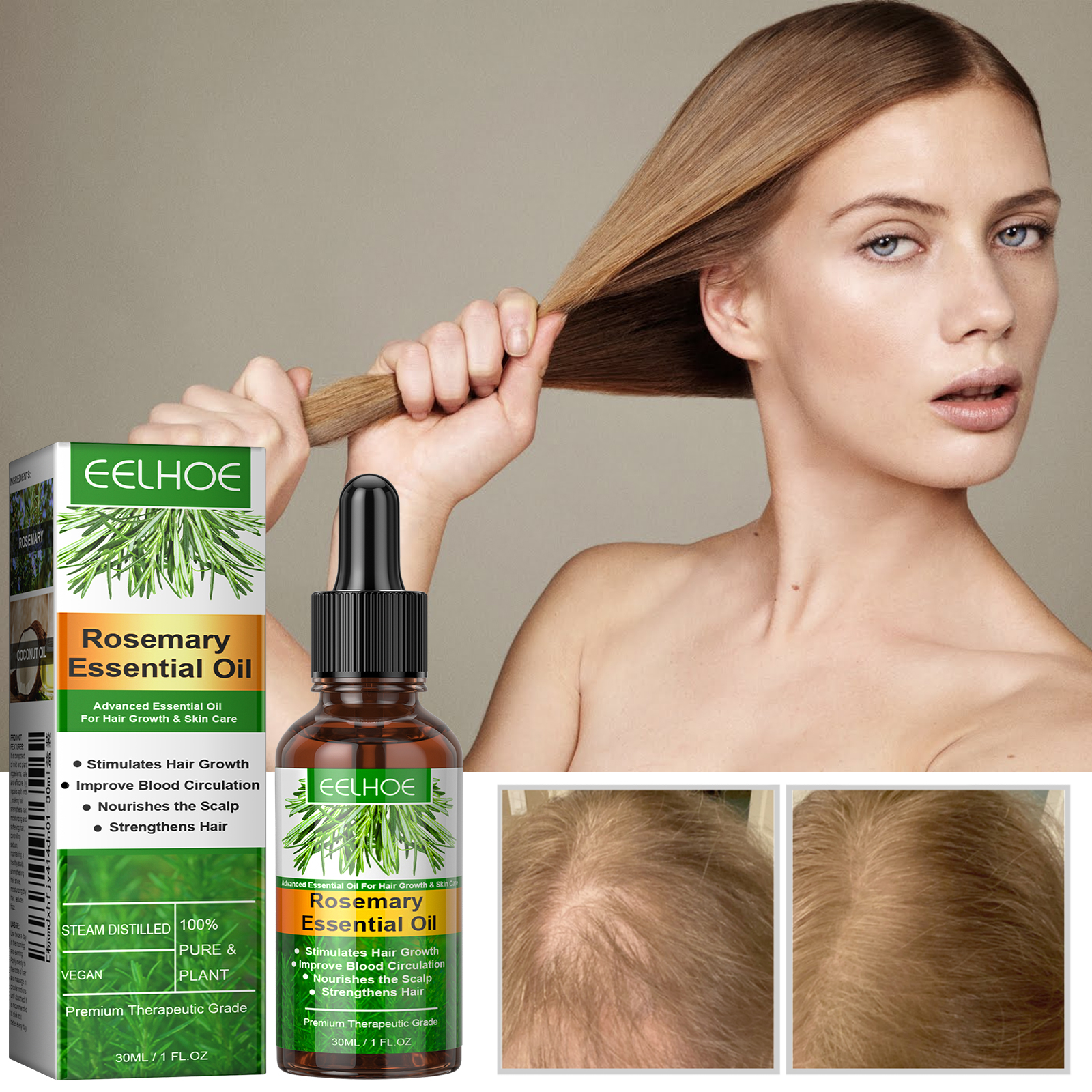 Rosemary Essential Oil 30ml 1box photo 8