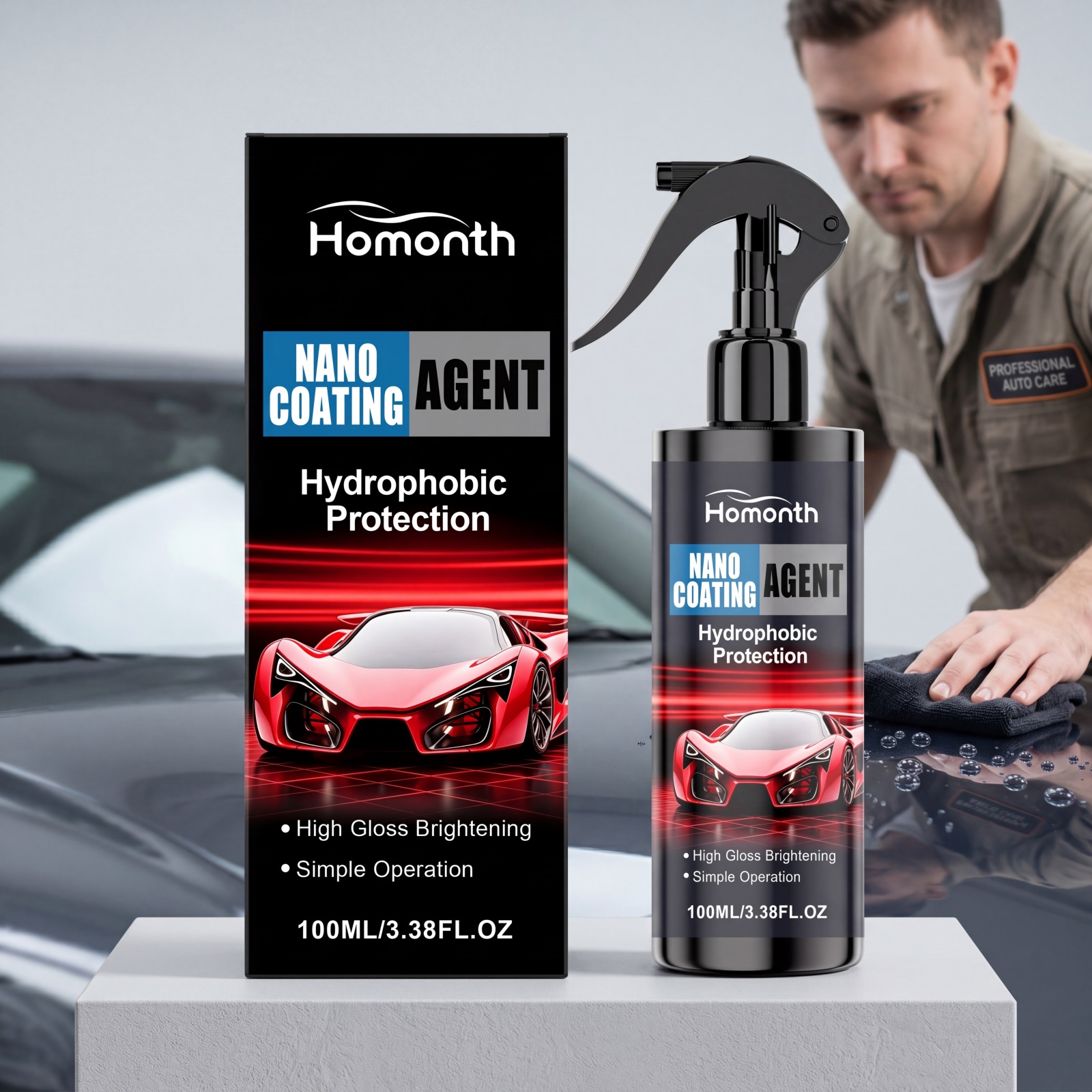 Car Ceramic Coating Agent, Auto Paint Gloss Restoration Scratch Resistance Sealant photo 3