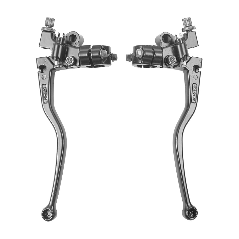 For H Onda CG125 Motorcycle Brake & Clutch Lever Assembly Universal Long Black photo 7