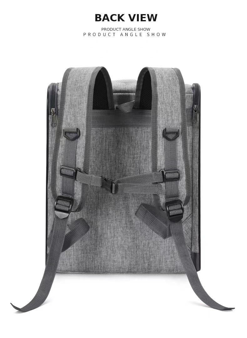 Cat Backpack Carrier Large Pet Backpack For Small Dog Medium Cat Puppy Kitten Bunny Up To 13lbs, Ventilated Mesh Dog Collapsible Travel Backpack For Hiking Walking Outdoor photo 4
