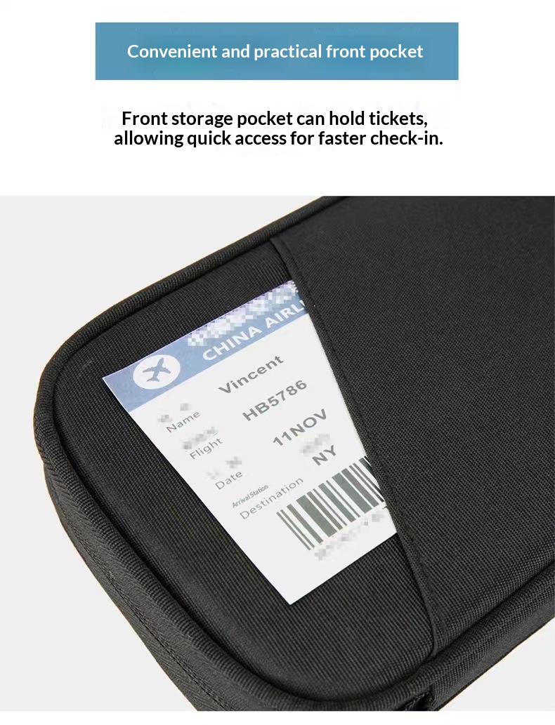 Passport Holder With Multiple Card Slots, Waterproof Travel With Multiple Card Slots, Passport And Document Package photo 2