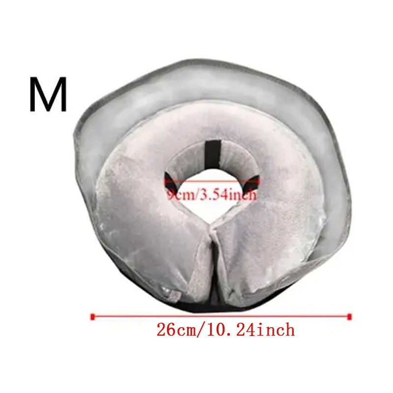 Inflatable Dog Cone Collar Soft After Surgery ALterna Tive Meff-Mluk photo 3