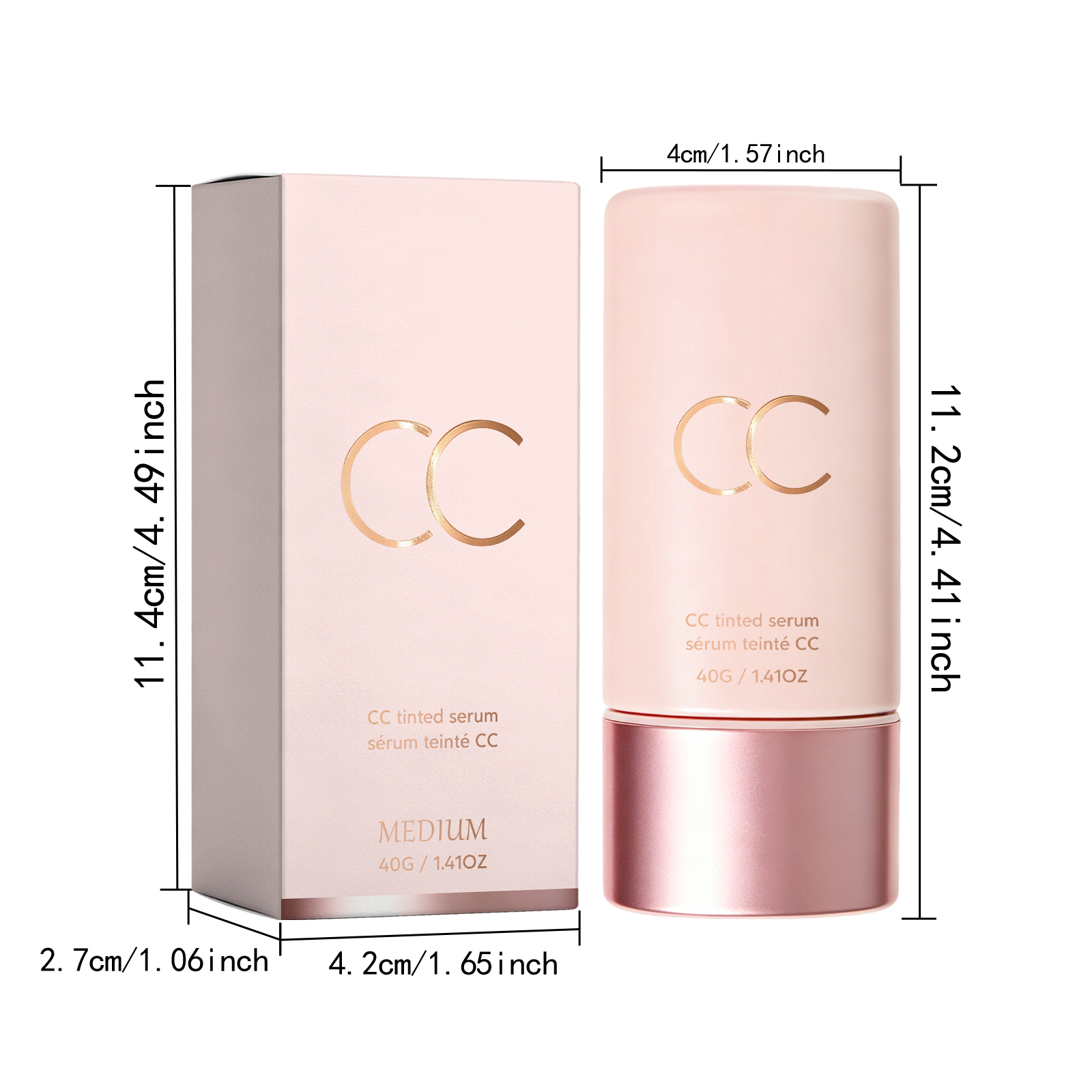 CC Pure Skin Enhancing Cream  Natural Color 40g Box photo 3