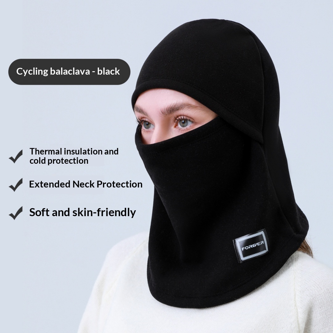 Warm Hood For Men And Women Cycling Electric Bicycles Winter Windproof And Cold-Proof Mask Helmet Neck Scarf All-In-One Hat photo 5