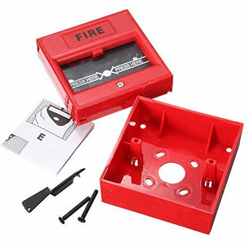 Wired Security Button Hand Breaking Glass Emergency Fire Alarm photo 5