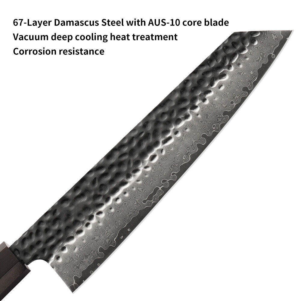 8'' Kiritsuke Knife Chef Knife Damascus Steel Kitchen Cooking Meat Slicing photo 8