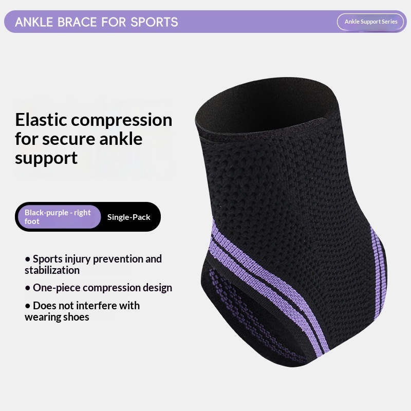 Sports Ankle Brace For Preventing Sprains, Suitable For Basketball And Running, With Fixed Ankle Joint Protection, Straps, Compression, And Breathability photo 4