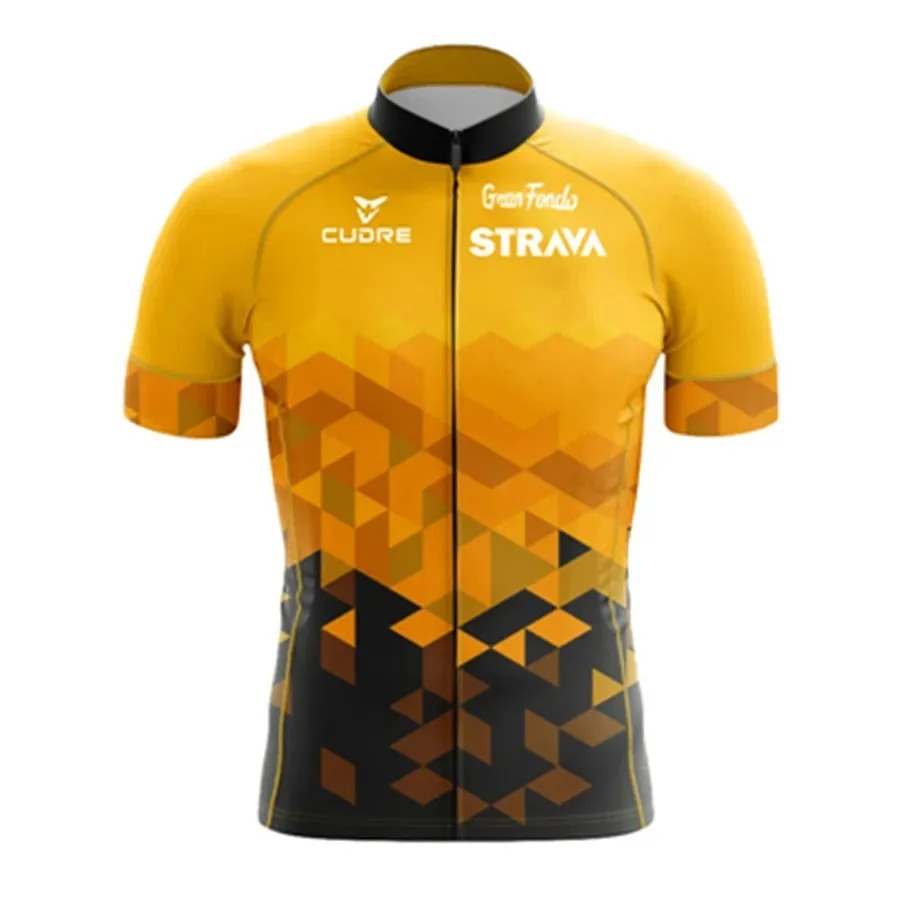 STRAVA Summer Short-Sleeve Cycling Apparel Set For Men, Mountain Bike & Road Bike Cycling Apparel, Quick-Drying And Breathable Cycling Suit photo 5